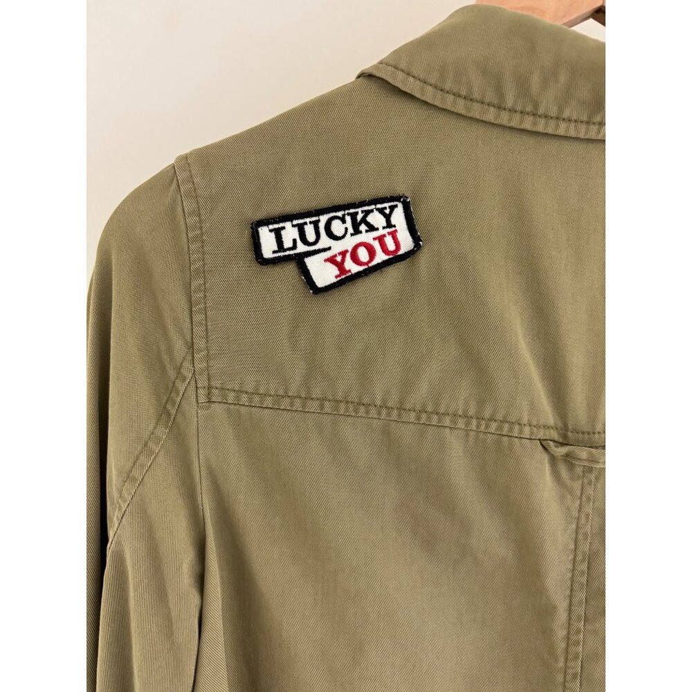 Zara Trf Outerwear Snap Patchwork Utility Jacket … - image 7